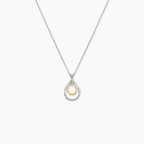 Collier Mariabella Or Bicolore Diamant Blanc - Colliers avec pierres Femme | Marc Orian