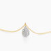 Collier Pear C Or Jaune Diamant - Colliers avec pierres Femme | Marc Orian
