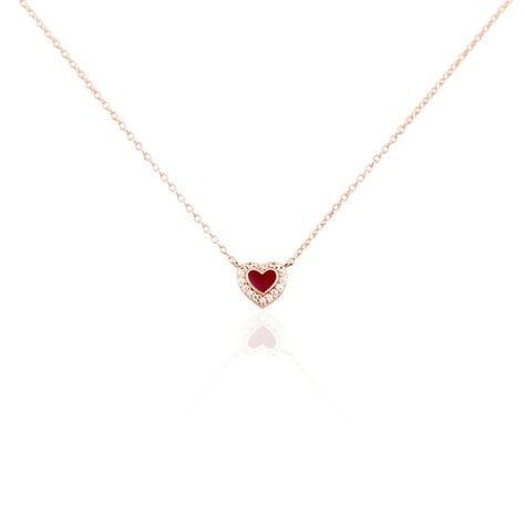 Collier Argent Rose Astor Oxydes De Zirconium - Colliers avec pierres Femme | Marc Orian