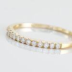 Alliance Pristina Or Jaune Diamant - Alliances avec pierres Femme | Marc Orian