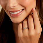 Bague Solitaire Platine Blanc Diamant - Solitaires Femme | Marc Orian