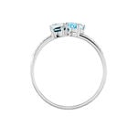 Bague Lilia Or Blanc Topaze - Bagues pierres fines Femme | Marc Orian