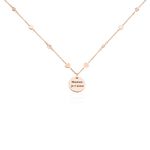 Collier Nueva Argent Rose Oxyde De Zirconium - Colliers avec pierres Femme | Marc Orian