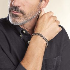 Bracelet Mauricio Acier Bicolore - Bracelets chaînes Homme | Marc Orian