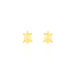 Boucles D'oreilles Puces Almahae Tortue Or Jaune - Puces Femme | Marc Orian