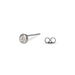 Boucles D'oreilles Puces Fatiana Or Blanc Diamant - Puces Femme | Marc Orian