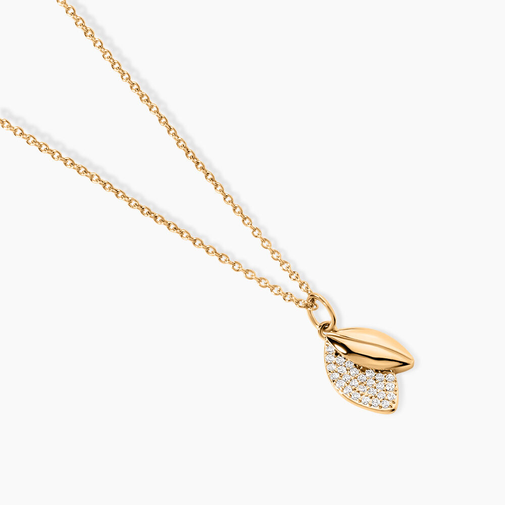 Collier Plaqu&eacute; Or Jaune Simao Oxydes De Zirconium - Colliers avec pierres Femme | Marc Orian