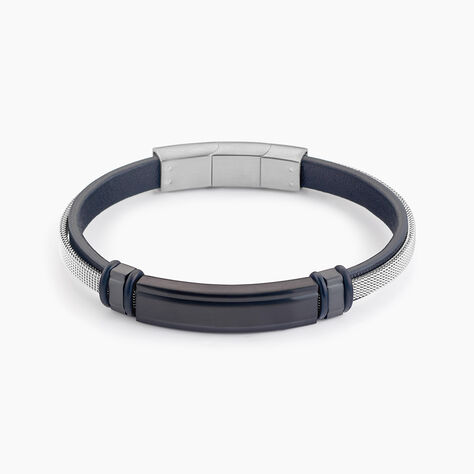 Bracelet Cuir De Vache Noir - Bracelets cuir Homme | Marc Orian