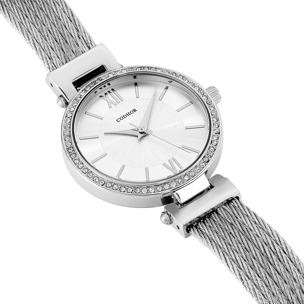 Montre Codhor Alyssa Argent - Montres avec chiffres Femme | Marc Orian