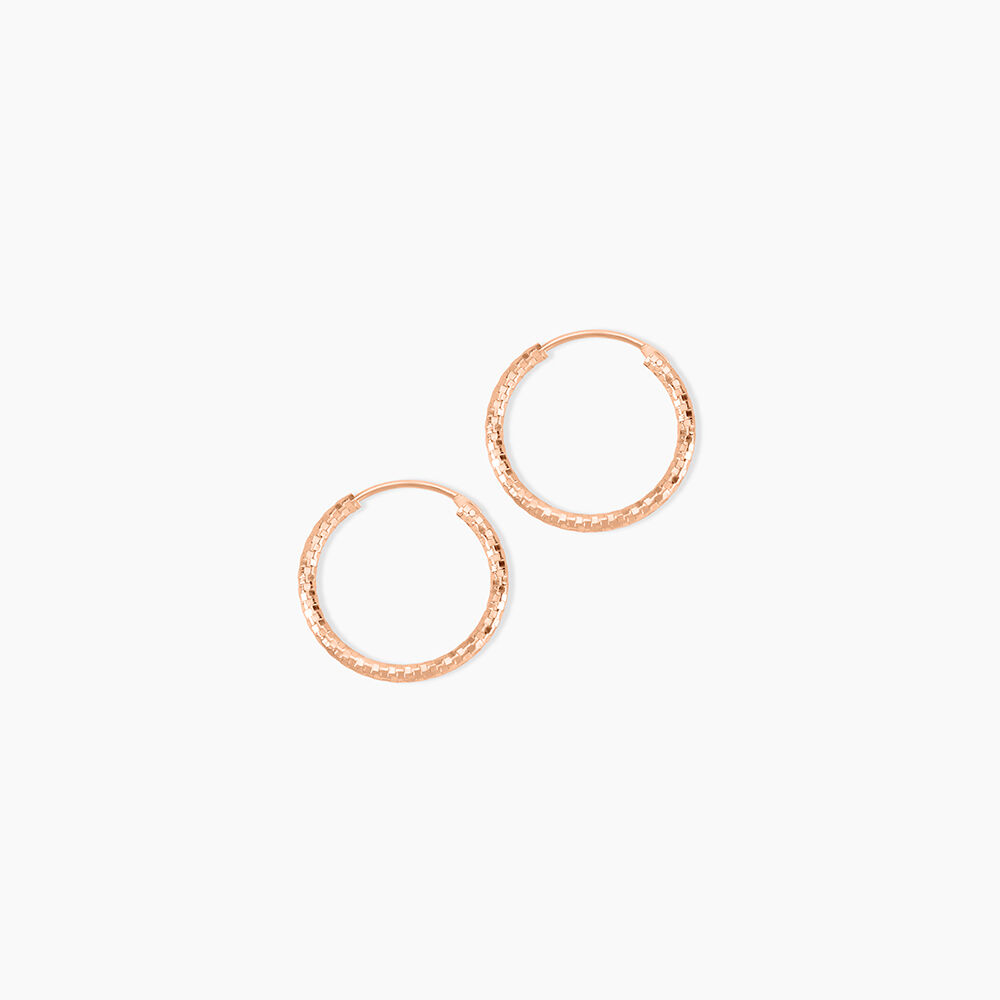 Cr&eacute;oles Argent Rose Agathe - Cr&eacute;oles Femme | Marc Orian