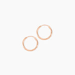 Cr&eacute;oles Argent Rose Agathe - Cr&eacute;oles Femme | Marc Orian