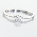 Bague Solitaire Solenia Or Blanc Diamant - Solitaires Femme | Marc Orian