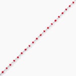 Bracelet Muguette Argent Blanc - Bracelets fantaisie Femme | Marc Orian