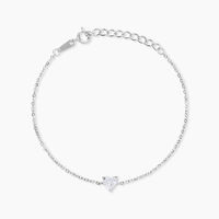 Bracelet Kelvyn Argent Blanc Oxyde De Zirconium