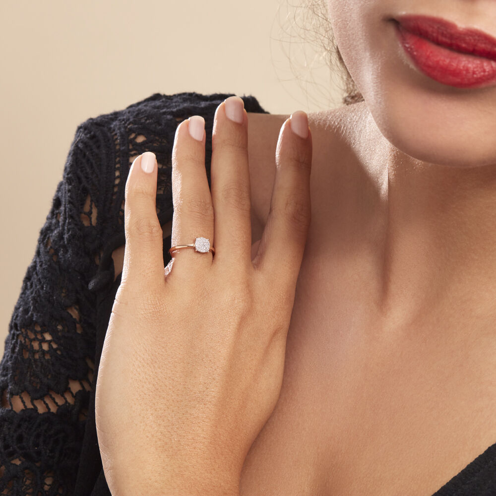 Bague best sale princesse diamant