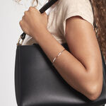 Bracelet Jonc Argent Blanc Djena Oxyde De Zirconium - Bracelets joncs Femme | Marc Orian