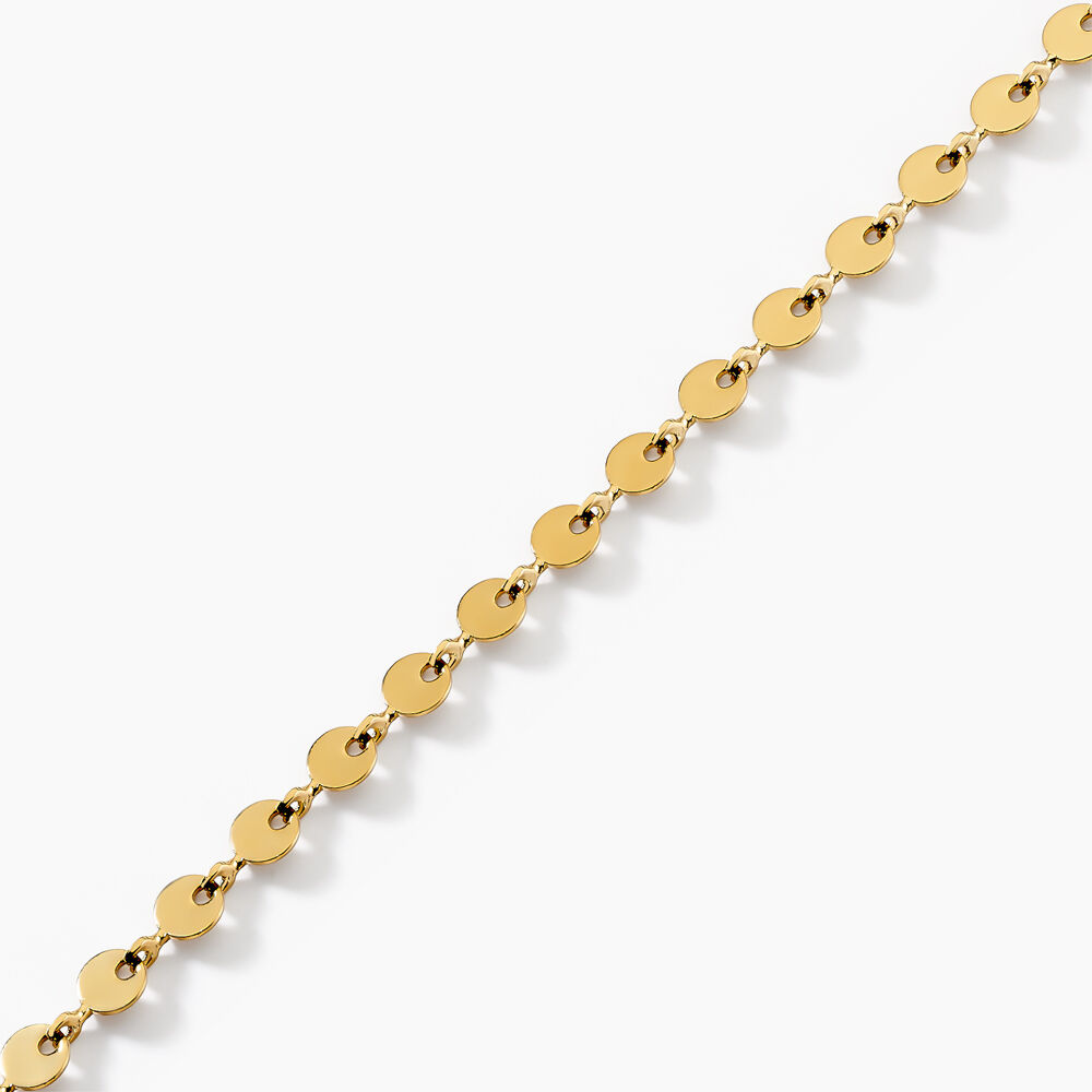 Bracelet Eva Acier Jaune - Bracelets Medailles Femme | Marc Orian