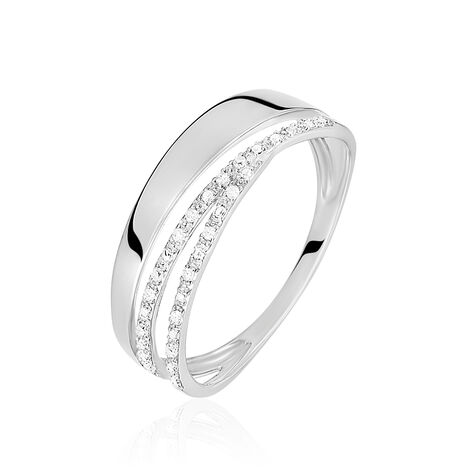 Bague Angele Or Blanc Diamant - Bagues pierres précieuses Femme | Marc Orian