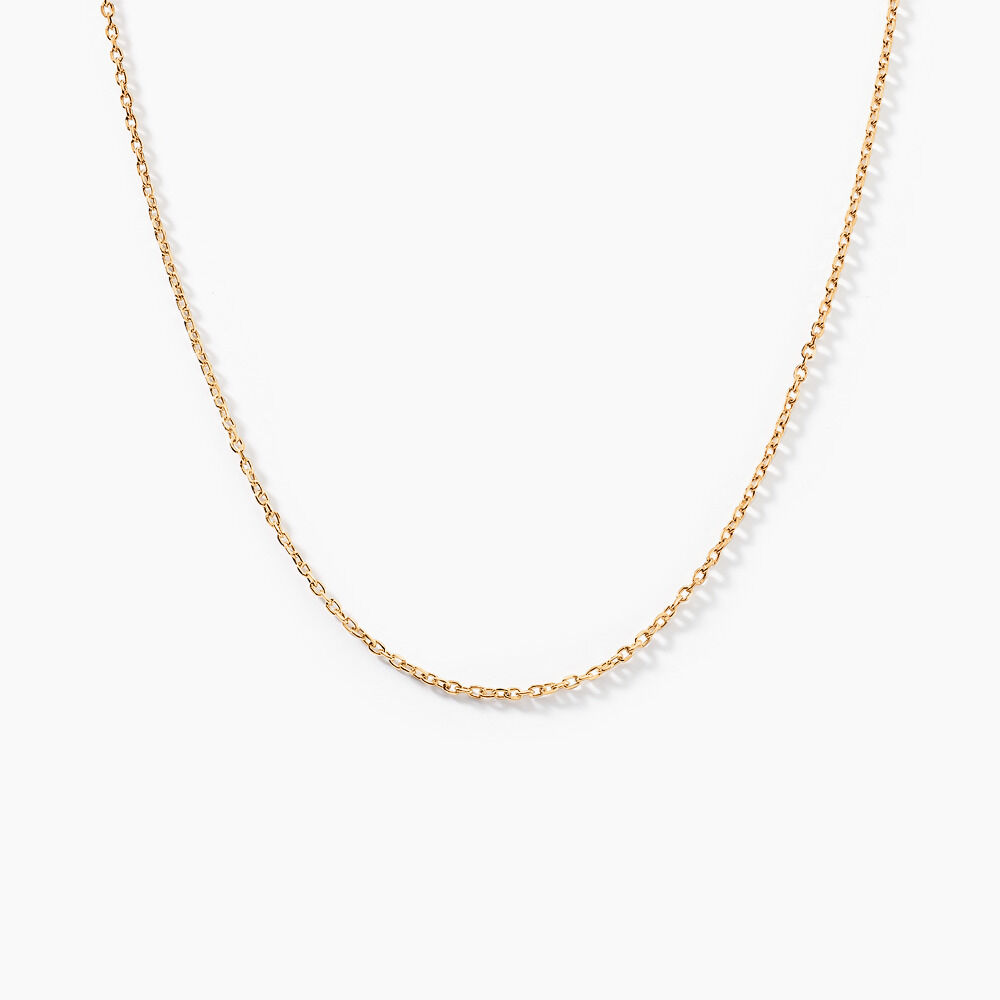 Cha&icirc;ne Vince Plaqu&eacute; Or Jaune - Colliers ras du cou Femme | Marc Orian