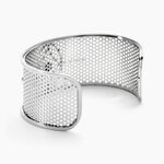 Bracelet Jonc Audreanne Acier Blanc Pierre De Synthese - Bracelets joncs Femme | Marc Orian