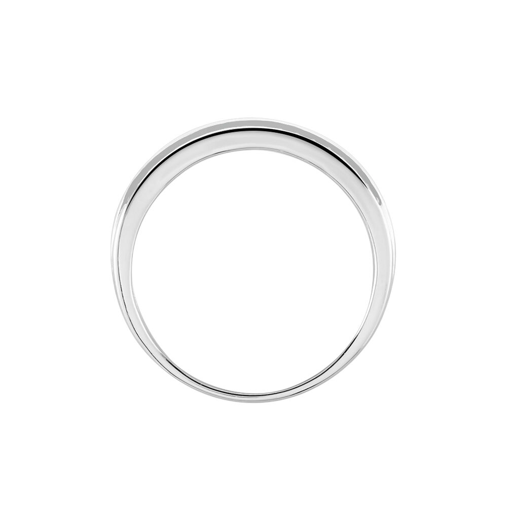 Bague Argent Blanc Agapios Oxydes De Zirconium - Bijoux fantaisie Femme | Marc Orian