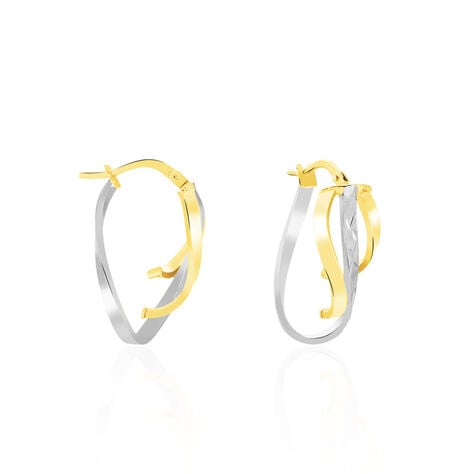 Cr&eacute;oles Holly Or Bicolore - Cr&eacute;oles Femme | Marc Orian