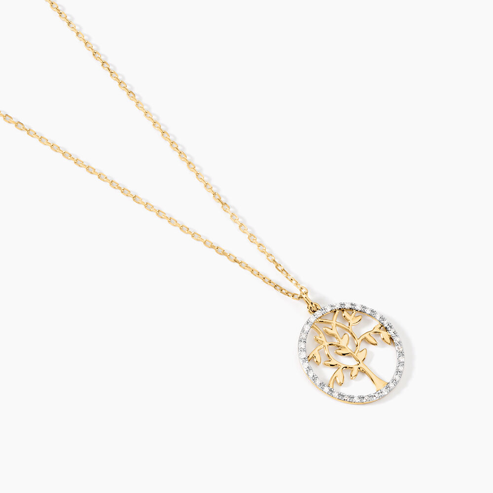Collier Philokrates Or Jaune Diamant - Colliers avec pierres Femme | Marc Orian