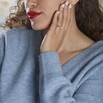 Bague Solitaire Vicoeuria Or Jaune Diamant Synth&eacute;tique - Parures de mariage Femme | Marc Orian