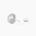 Boucles D'oreilles Puces Marquise Argent Blanc Oxyde De Zirconium - Puces Femme | Marc Orian