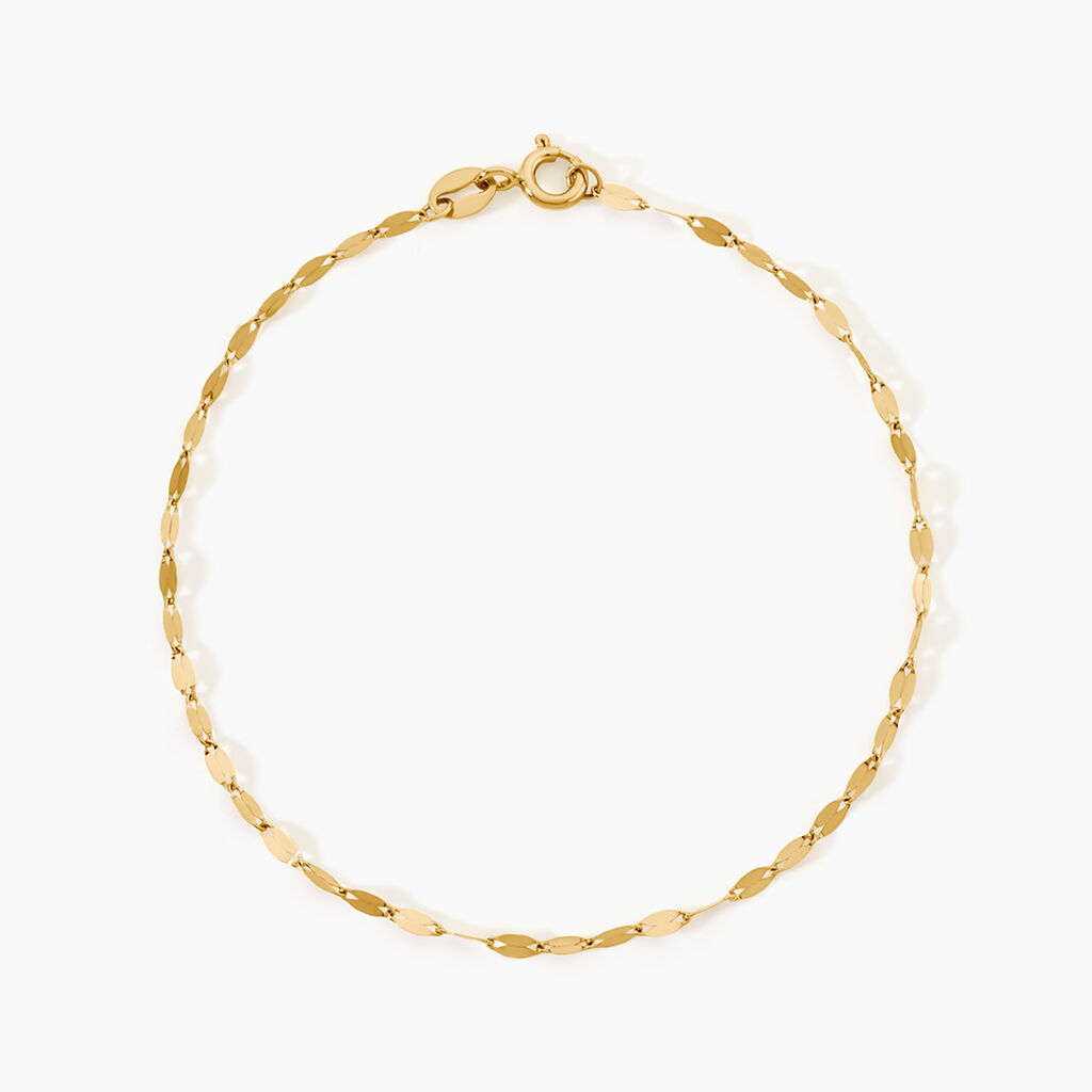 Bracelet Camelie Argent Dor&eacute; A L'Or 750/1000 - Bracelets fantaisie Femme | Marc Orian