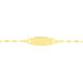 Bracelet Identité Eowyn Maille Fantaisie Or Jaune - Gourmettes Enfant | Marc Orian