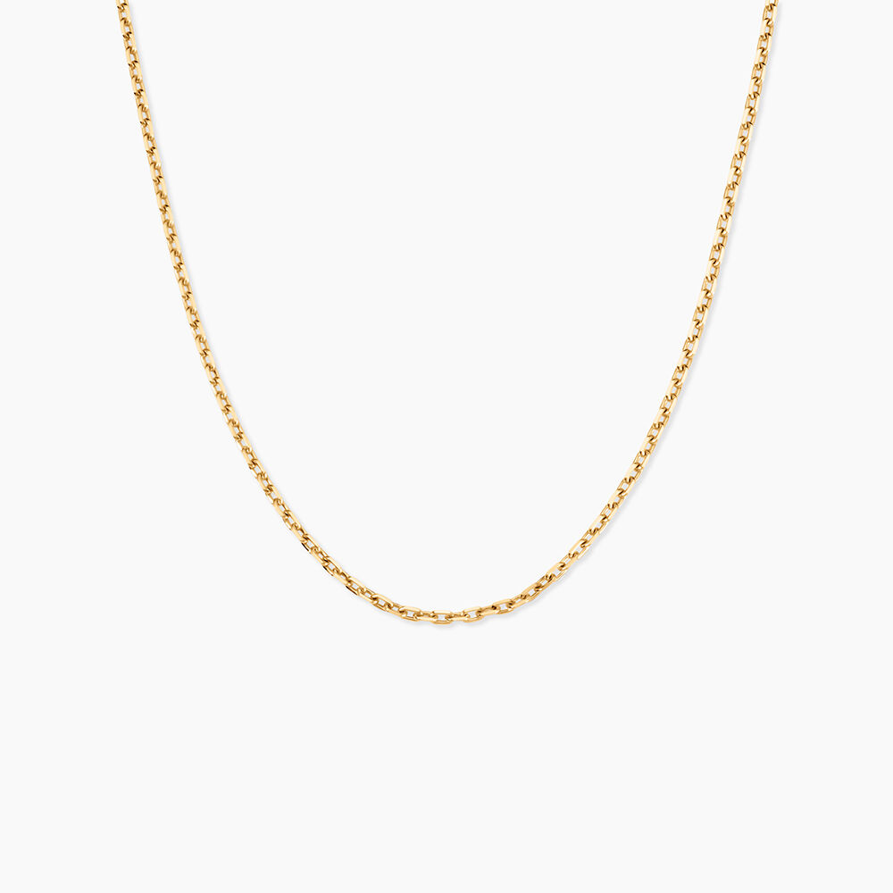 Chaîne Igoa Maille Forçat Diamantee Or Jaune - Chaines Femme | Marc Orian