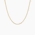 Cha&icirc;ne Igoa Maille For&ccedil;at Diamantee Or Jaune - Chaines Femme | Marc Orian