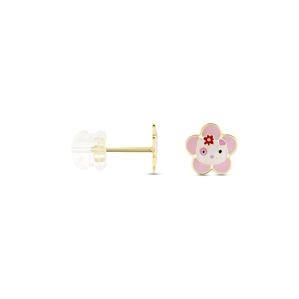 Boucles D Oreilles Puces Etoile Chat Or Jaune oejws4790 Marc Orian Bijouterie En Ligne