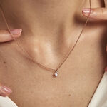 Collier Constantin Argent Rose Oxyde De Zirconium - Colliers avec pierres Femme | Marc Orian