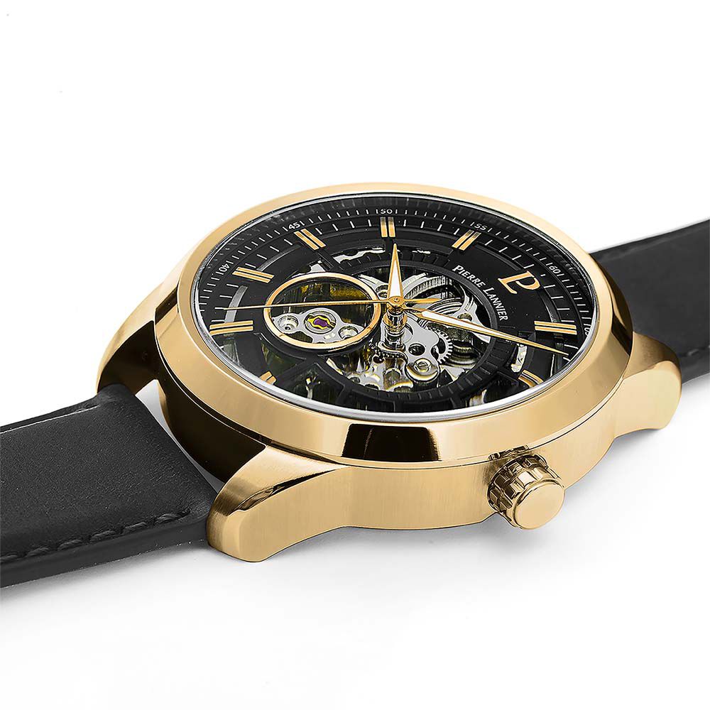 Montre Pierre Lannier Automatique Noir - Montres automatiques Homme | Marc Orian