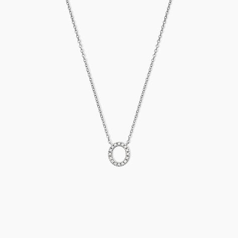 Collier Argent Umbria Oxydes De Zirconium - Colliers solitaires Femme | Marc Orian