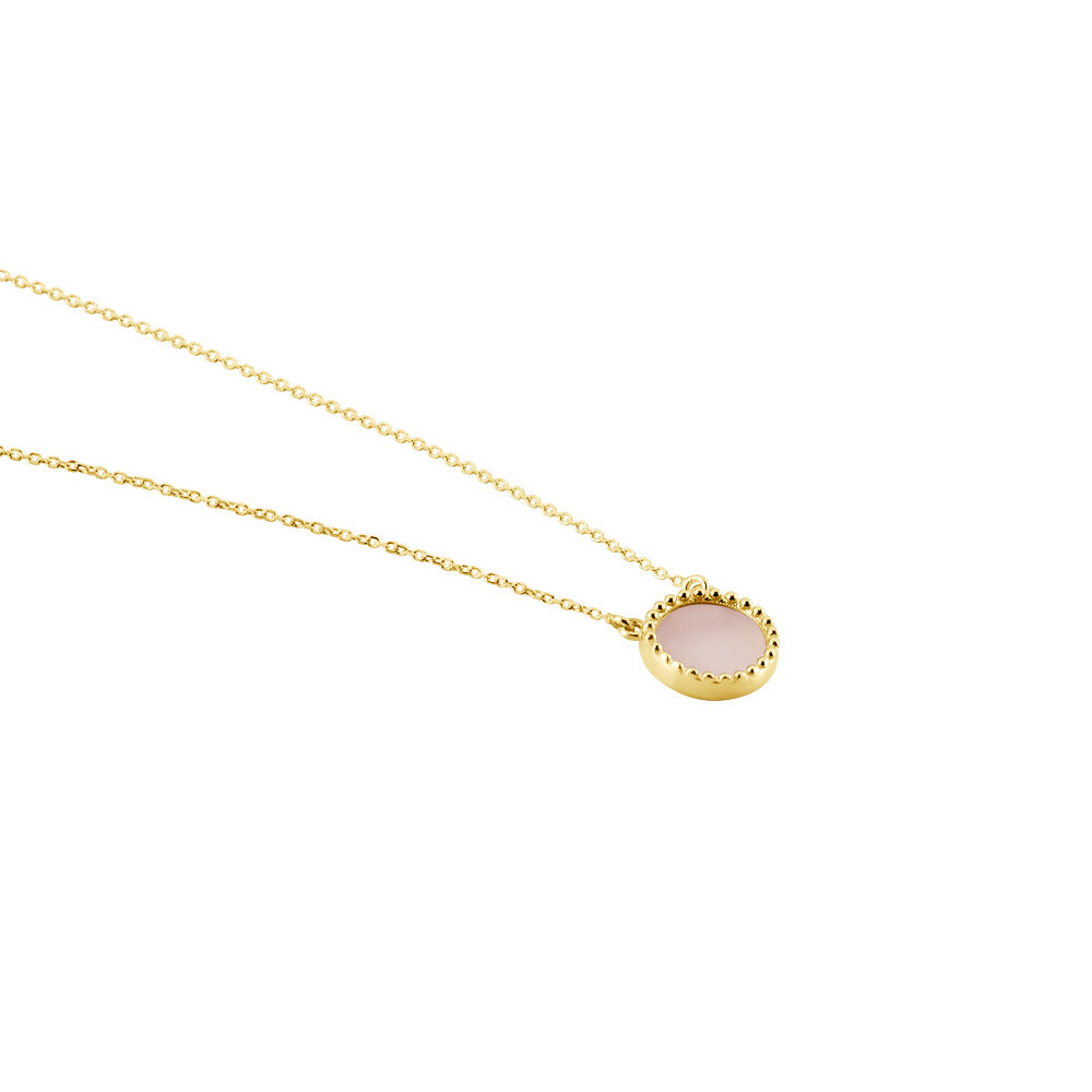 Collier Heida Or Jaune Calc&eacute;doine - Colliers avec pierres Femme | Marc Orian