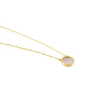 Collier Heida Or Jaune Calc&eacute;doine - Colliers avec pierres Femme | Marc Orian