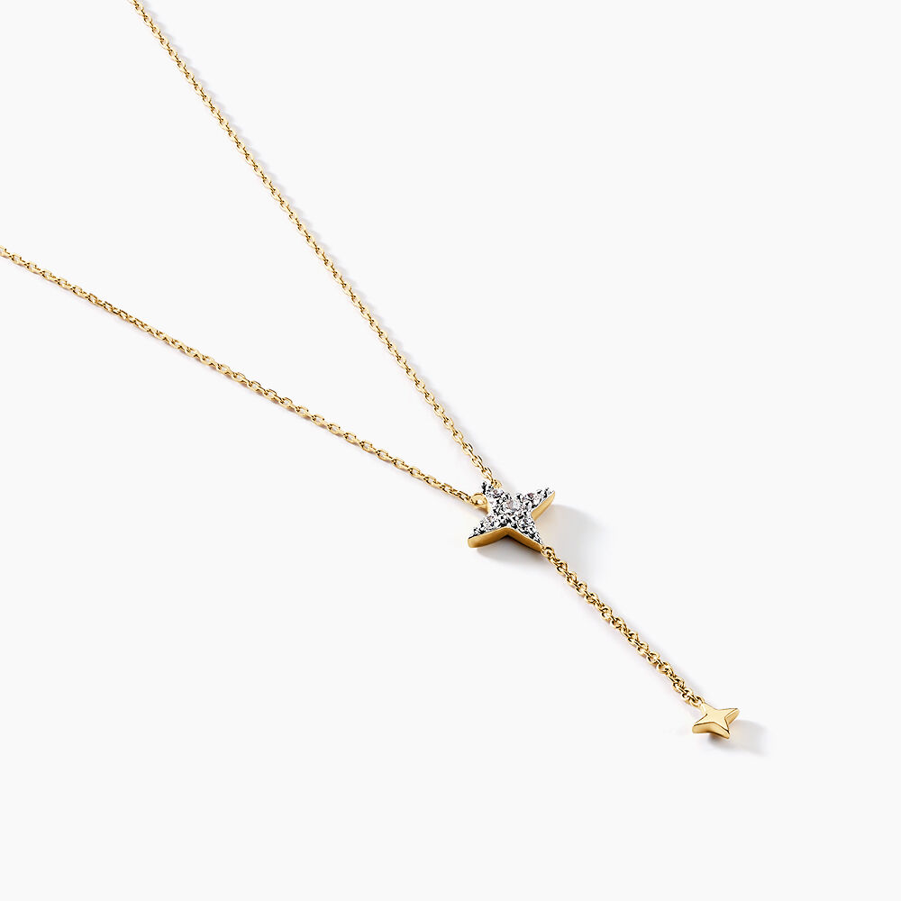 Collier Lumiere Or Jaune Oxyde De Zirconium - Colliers avec pierres Femme | Marc Orian