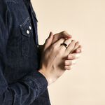 Chevaliere Plaqu&eacute; Or Gregh Email - Chevali&egrave;res Homme | Marc Orian