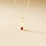 Pendentif Helidie Coccinelle Lettre Or Jaune - Pendentifs Enfant | Marc Orian