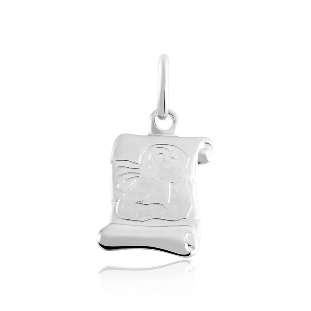 Pendentif Ange Parchemin Or Blanc - Bijoux personnalisés Famille | Marc Orian