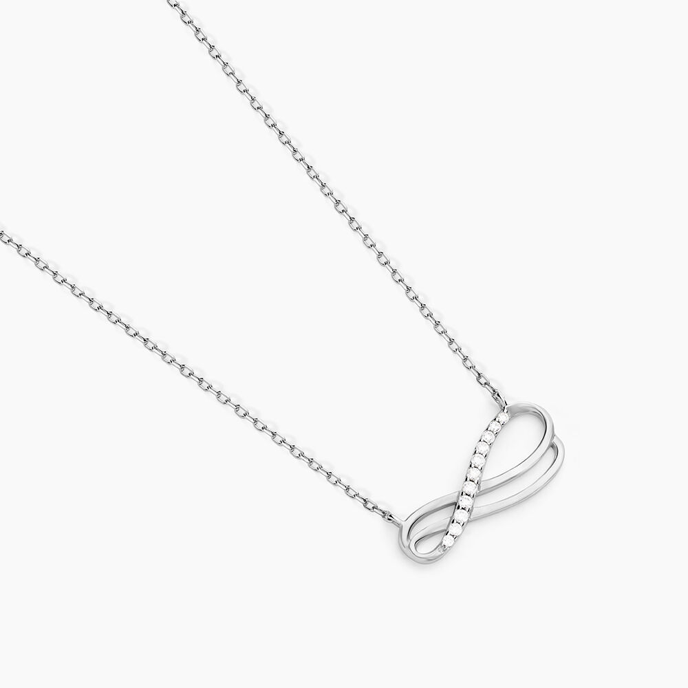 Collier Lylou Argent Blanc Oxyde De Zirconium - Nouveautés Femme | Marc Orian