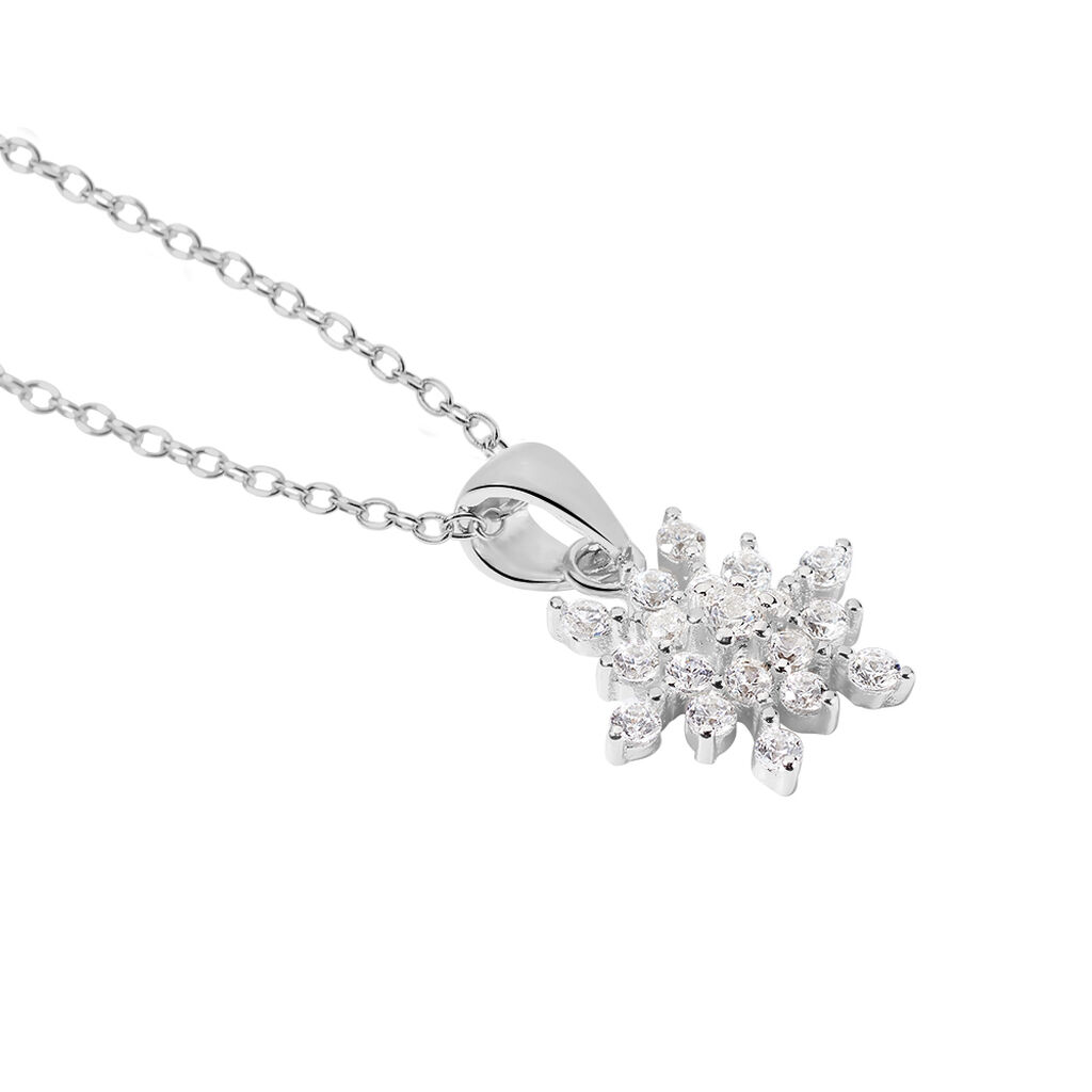 Collier Effie Argent Blanc Oxyde De Zirconium - Colliers Femme | Marc Orian