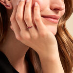 Bague Navette Or Jaune Rubis Diamant - Bagues vintage Femme | Marc Orian