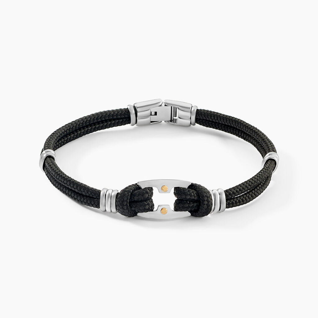 Bracelet Orancie Acier Blanc - Bracelets cordons Homme | Marc Orian