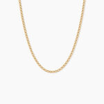 Collier Or Jaune Capucin Maille Marine - Chaines Femme | Marc Orian