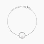 Bracelet Marthe Argent Blanc Perle De Culture Et Oxyde De Zirconium - Bracelets fantaisie Femme | Marc Orian