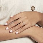 Alliance Strie Fantaisie Demi Jonc Classique Or Bicolore - Alliances duo Unisex | Marc Orian